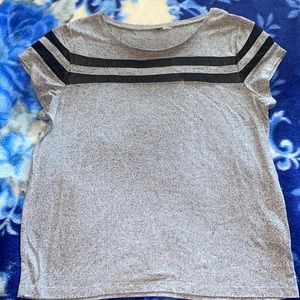 Black & Grey T-Shirt! Size Medium! Lightweight Wear!